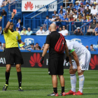 Zlatan Ibrahimovic ve la tarjeta roja en Montreal.-ERIC BOLTE (USA TODAY SPORTS)