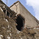 Aspecto de la muralla tras el derrumbre parcial de la misma. / ÁLVARO MARTÍNEZ-