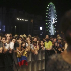 Billie Joe Armstrong, durante la actuación de Green Day en el festival Mad Cool de Madrid.-EFE