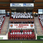 Foto de familia del C.D. Numancia.-VALENTÍN GUISANDE