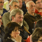 Trabajadores de Norma en una asamblea informativa. /A. M. -