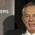 Tony Blair, en un encuentro organizado por Reuters, en Nueva York, este martes.-REUTERS / BRIA WEBB