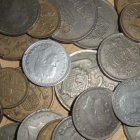 Varias pesetas, la antigua moneda española.-EL PERIÓDICO