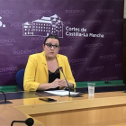 La secretaria de Organización de Podemos en Castilla-La Mancha, María Díaz.-EUROPA PRESS
