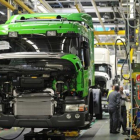 Planta de fabricación de camiones de Scania en Angers (Francia).-AFP / FRANK PERRY