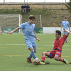 La pegada del Numancia B fue letal ante los leoneses.-Valentín Guisande