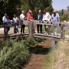 Visita a las actuaciones de la Junta de mejora ambiental del entorno de Berlanga de Duero. HDS