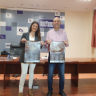 Raquel Fernández y Alberto Abad en la presentación de Durufema 2022. HDS