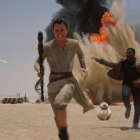 Rey (Daisey Ridley) en 'El despertar de la fuerza'.-