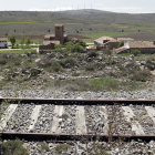 Linea Soria - Castejón a la altura de Aldealpozo. HDS