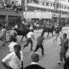 Encierrto del Sábado Agés por la Calle San Benito a finales de los 60