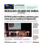 Portada de Heraldo-Diario de Soria del 23 de junio de 2023