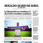 Portada de Heraldo Diario de Soria del 24 de junio de 2023