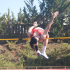 Prueba de salto de altura en heptathlón femenino en las instalaciones de Los Pajaritos.