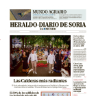 Portada de Heraldo-Diario de Soria del 3 de julio de 2023