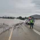 Efectos de una tormenta acaecida en la zona de Almenar el 21 de junio.