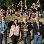 Comienzo de la campaña electoral de Soria Ya en la localidad de Valloria.