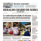 Portada de Heraldo-Diario de Soria del 10 de julio de 2023.