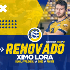 Ximo Lora seguirá una temporada más defendiendo los colores amarillos.