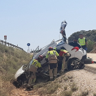 Accidente de tráfico en la variante de Soria.