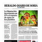 Portada de Heraldo-Diario de Soria de 23 de julio de 2023.