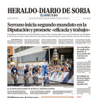 Portada de Heraldo-Diario de Soria de 27 de julio de 2023.