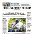 Portada de Heraldo-Diario de Soria del viernes 28 de julio de 2023.