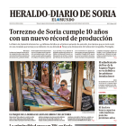 Portada de Heraldo-Diario de Soria del 1 de agosto de 2023