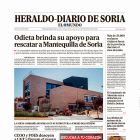 Portada de Heraldo-Diario de Soria de 4 de agosto de 2023.