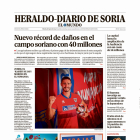 Portada de Heraldo-Diario de Soria de 5 de agosto de 2023