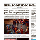 Portada de Heraldo-Diario de Soria de 6 de agosto de 2023.