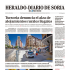 Portada de Heraldo-Diario de Soria del 8 de agosto de 2023.