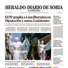 Portada de Heraldo-Diario de Soria de 11 de agosto de 2023.