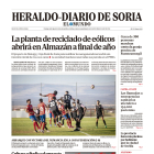 Portada de Heraldo-Diario de Soria del 13 de agosto de 2023.