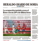 Portada de Heraldo-Diario de Soria de 16 de agosto de 2023.