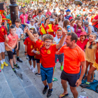 La final fue seguida en la pantalla gigante de la Plaza Mayor