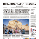 Portada de Heraldo-Diario de Soria del 1 de septiembre de 2023.