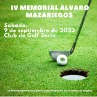El Memorial Álvaro Mazariegos tendrá lugar el sábado 9 de septiembre.
