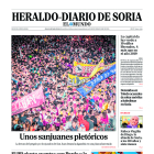 Portada de Heraldo-Diario de Soria del 29 de junio de 2023.