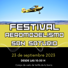 Cartel Aeromodelismo San Saturio 2023