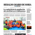 Portada de Heraldo-Diario de Soria del 16 de agosto de 2023.