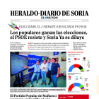 Portada de Heraldo-Diario de Soria del 24 de julio de 2023.