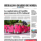 Portada de Heraldo-Diario de Soria del domingo 27 de agosto de 2023.