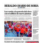 Portada de Heraldo-Diario de Soria del 21 de agosto de 2023.