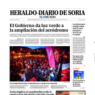 Portada de Heraldo-Diario de Soria del 30 de septiembre de 2023.