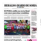 Portada de Heraldo-Diario de Soria del 1 de octubre de 2023.