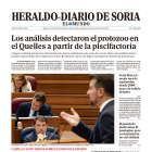 Portada de Heraldo-Diario de Soria del 4 de octubre de 2023