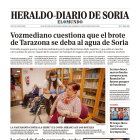 Portada de Heraldo-Diario de Soria del 5 de octubre de 2023.