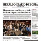 Portada de Heraldo-Diario de Soria de 7 de octubre de 2023.