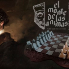 Recreación del tablero de ajedrez con la imagen de Bécquer.